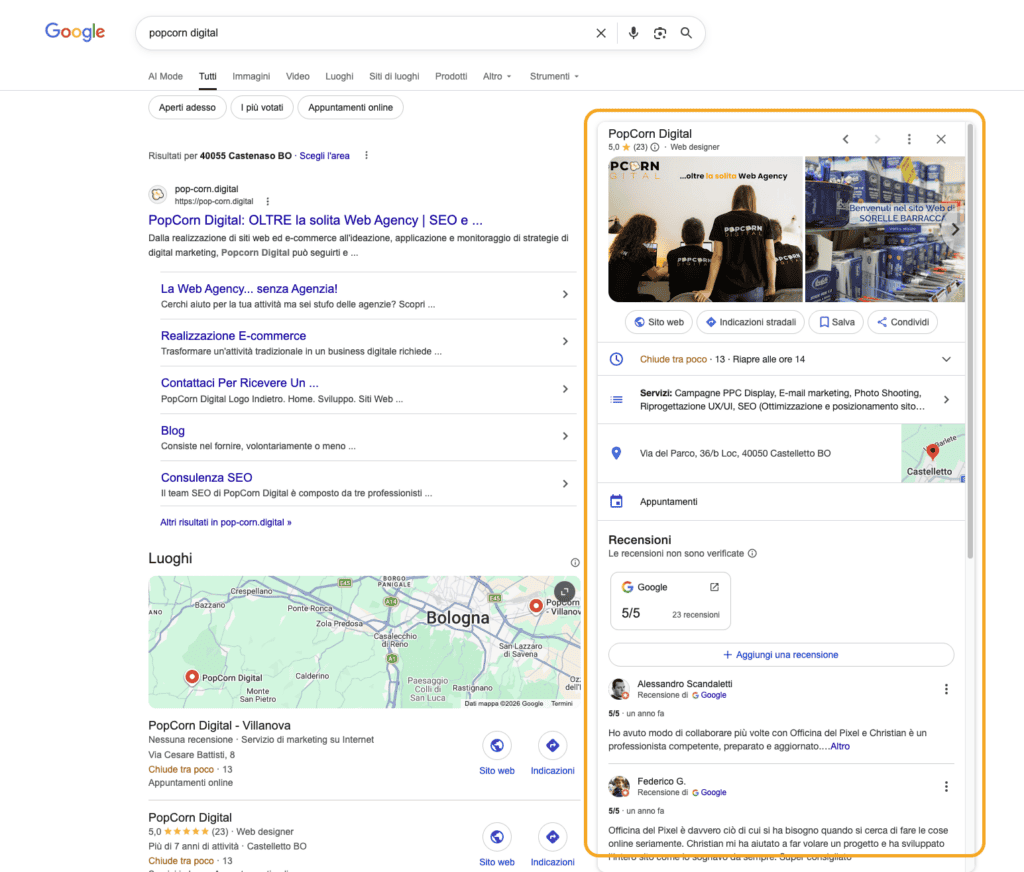 business profile google