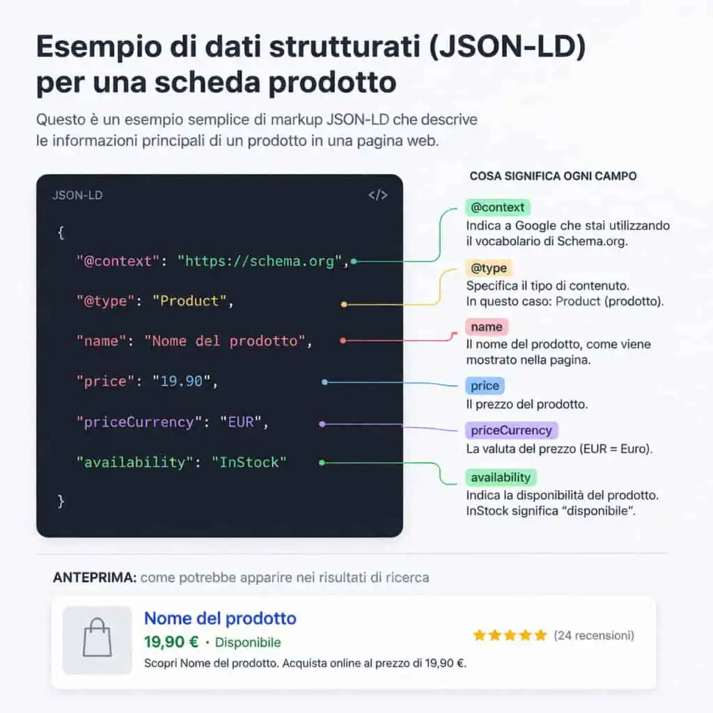 dati strutturati esempio