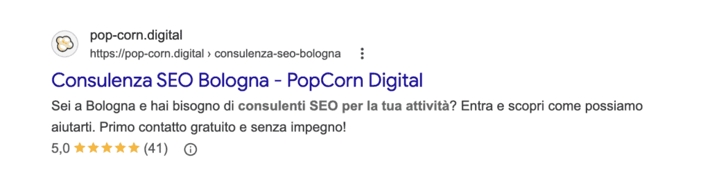 rich snippet recensioni