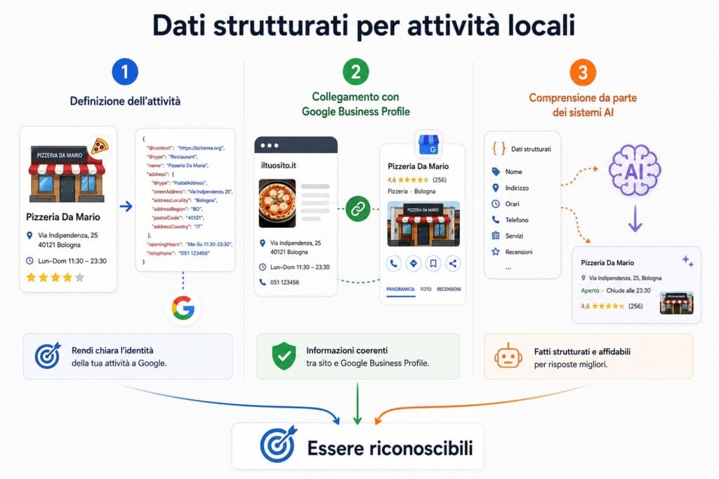 dati strutturati per attività seo local