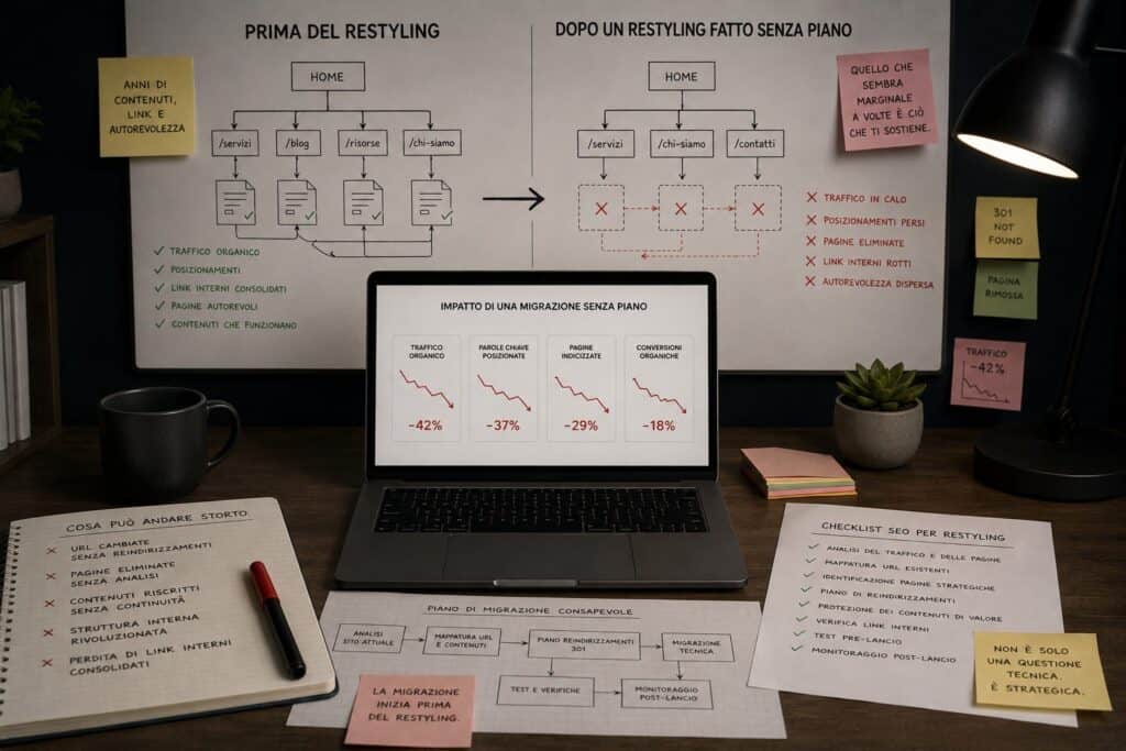 restyling grafico seo