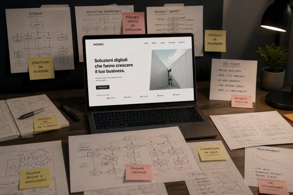 restyling sito internet