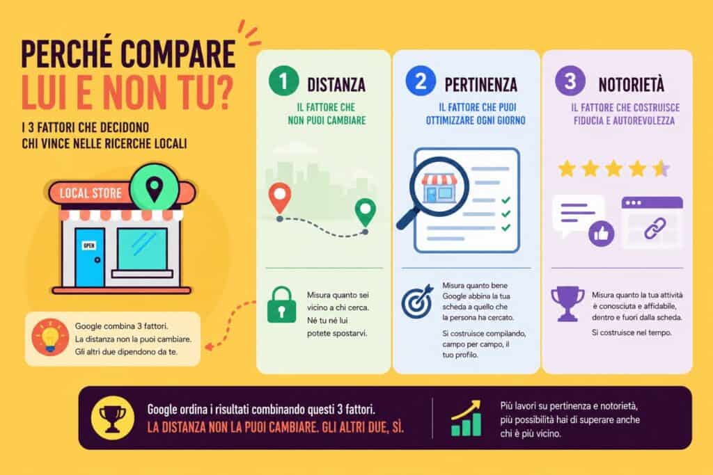 Google Business Profile: la landing che non sai di avere fattori di ranking business profile