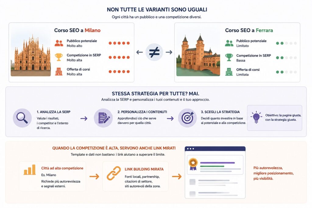 Programmatic SEO nella Local: quando si e quando no seo programmatic local